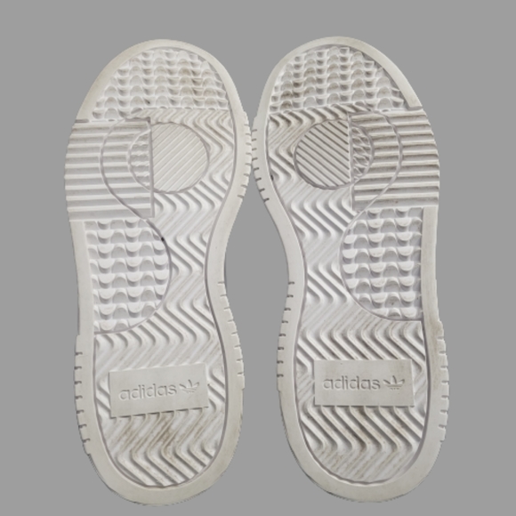 Adidas Women Original Supercourt Sneakers White with ColorPops Size 7 Preloved - Picture 7 of 8